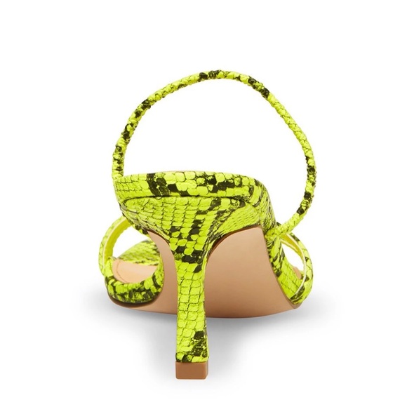 Steve Madden Ultra Chic Green Snake Print Heels! - Picture 3 of 3